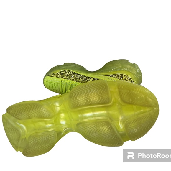 Steve Madden Maxima Lime Green Rhinestone Chunky Sneakers - Picture 6 of 7